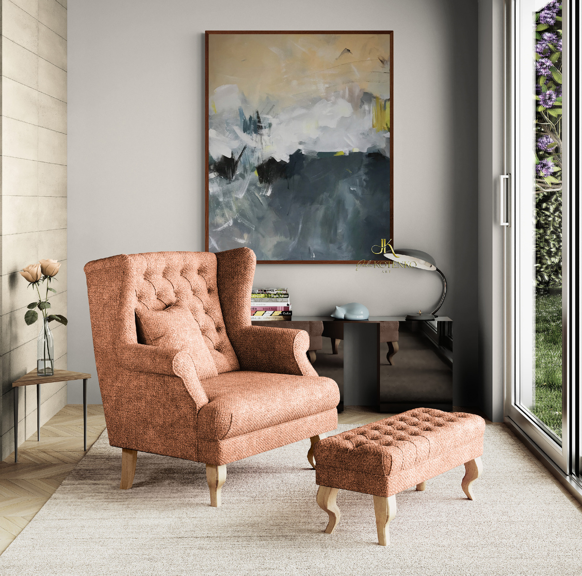 Картина Абстракция в интерьере. художник Юлия Котенко