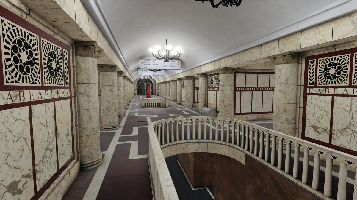 Как сейчас выглядит станция "Павелечкая". Источник фото: Smart Simulation