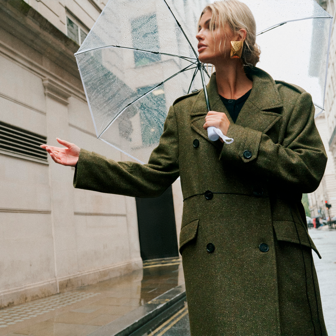 Пальто Herringbone, Nude Story