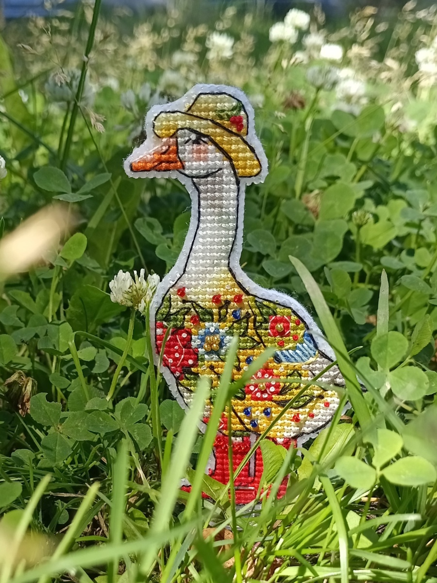 Гусь. Городецкая роспись