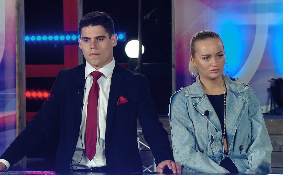 Максим Зарахович и Элина Рахимова (фото из эфира на «Okko»)