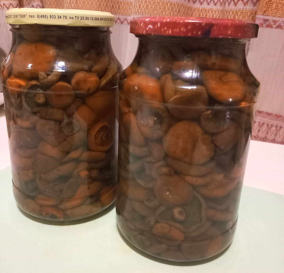 Солёные рыжики