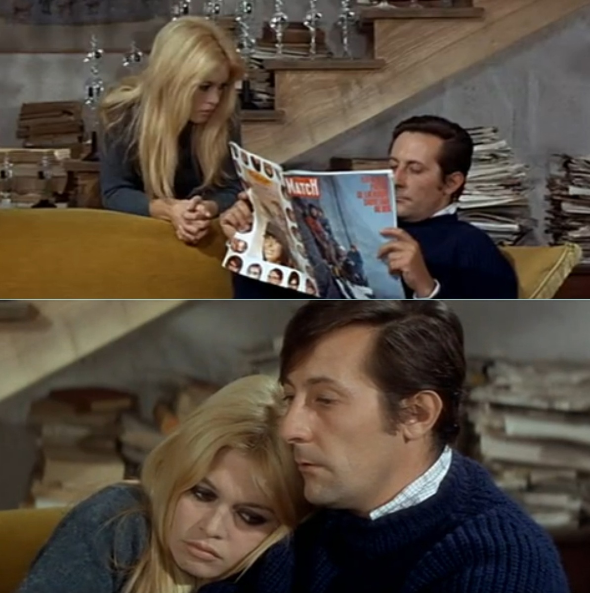 Сесиль начала скучать вместе с возрастным Филиппом. Сесиль сыграла Брижит Бардо, а Филиппа - Жан Рошфор