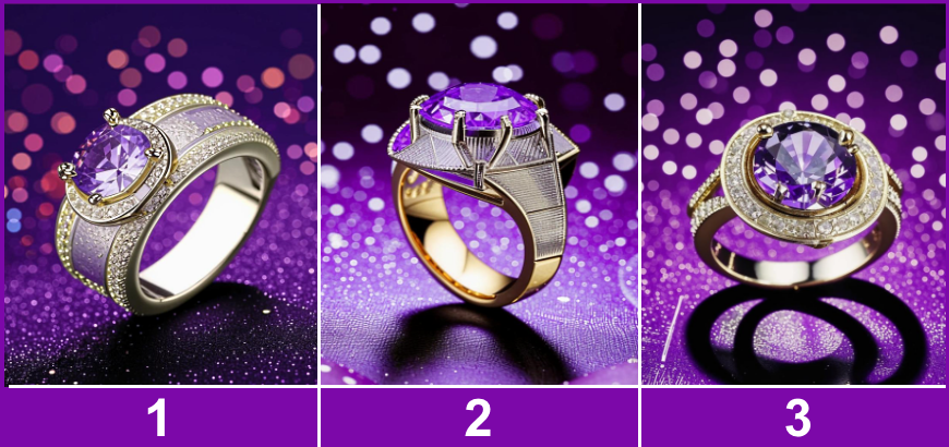 Выберите одно кольцо