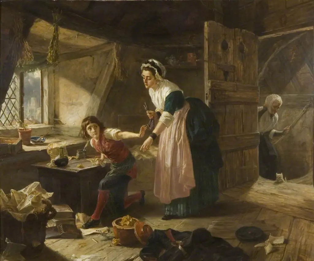 Чаттертон, или Тайное послание, ок. 1873. Бристольский музей и художественная галерея, Бристоль, Англия.