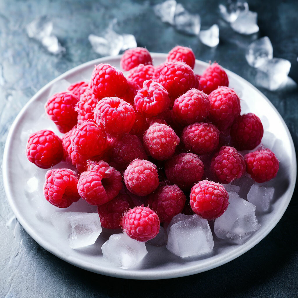 Замороженная малина сохраняет пользу целый год!