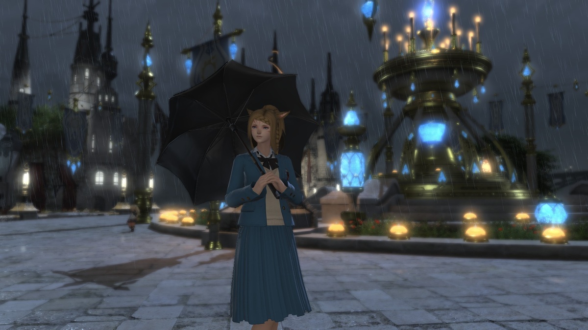 И пиджачок не намокнет и ушки не замерзнут!