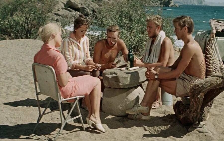 Советское лето. Кадр из фильма"3+2" 