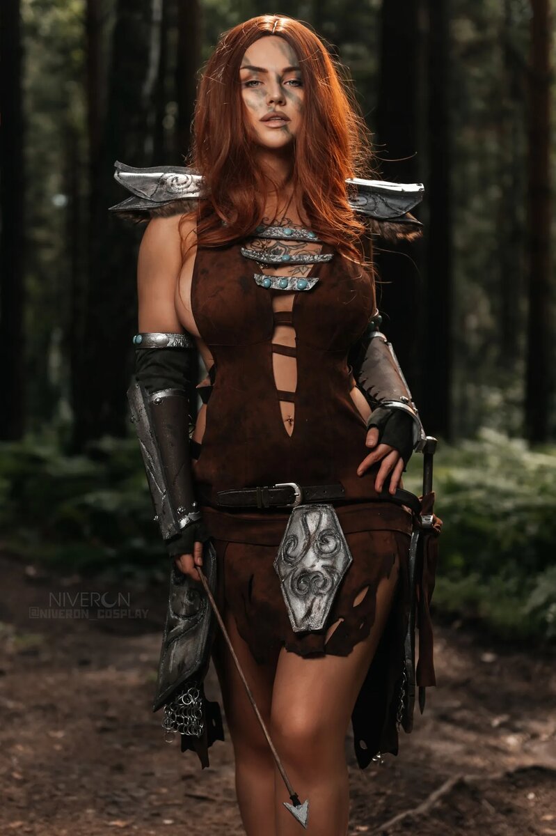Косплей на Эйлу Охотницу из The Elder Scrolls V: Skyrim. Источник: vk.com/niveron_cosplay   📷