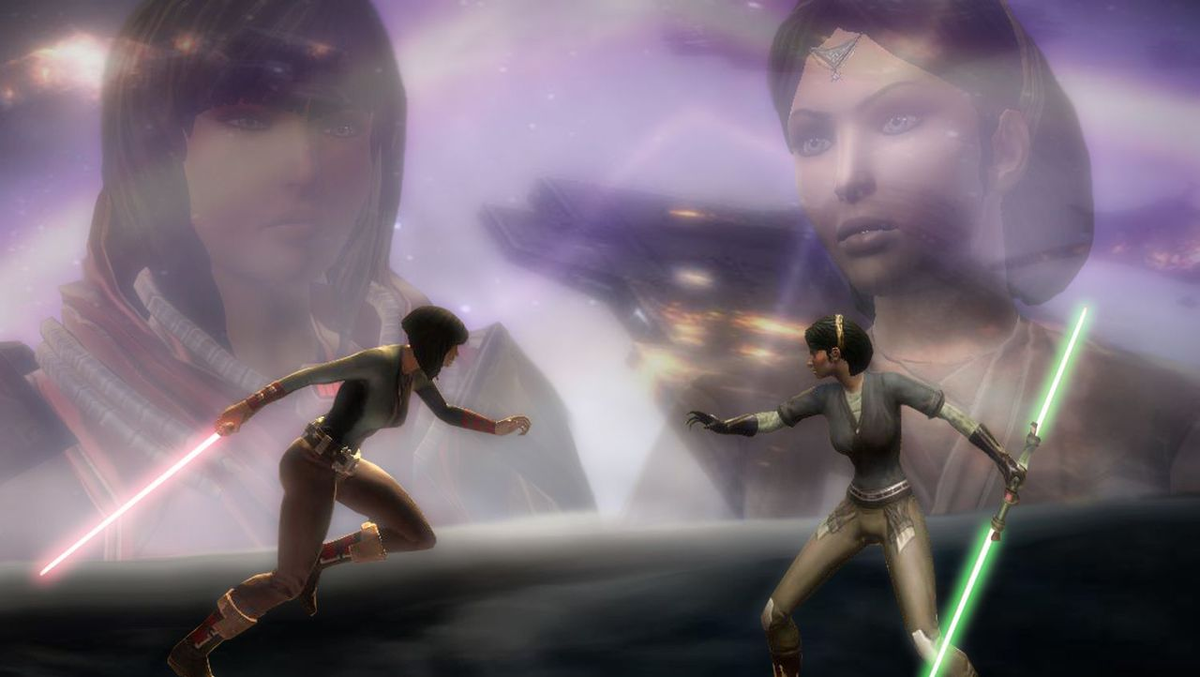 Джуно против своей сестры-близнеца Норалин ака Джедай Консул