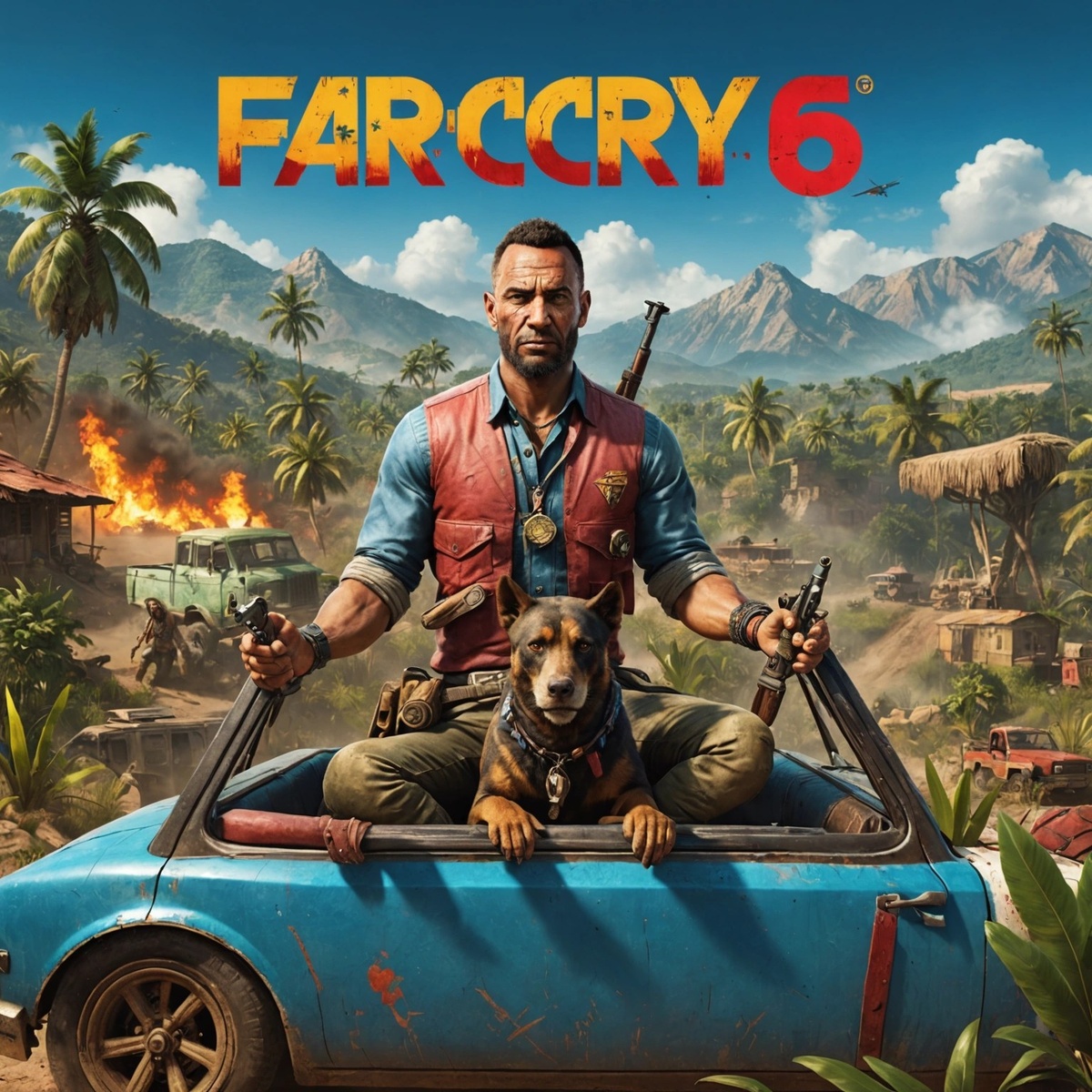 Изображение сделала нейросеть по запросу-Far Cry 6