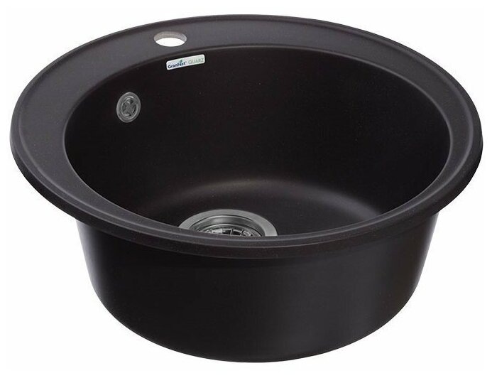 Мойка кухонная Granfest Quarz 08 черный 