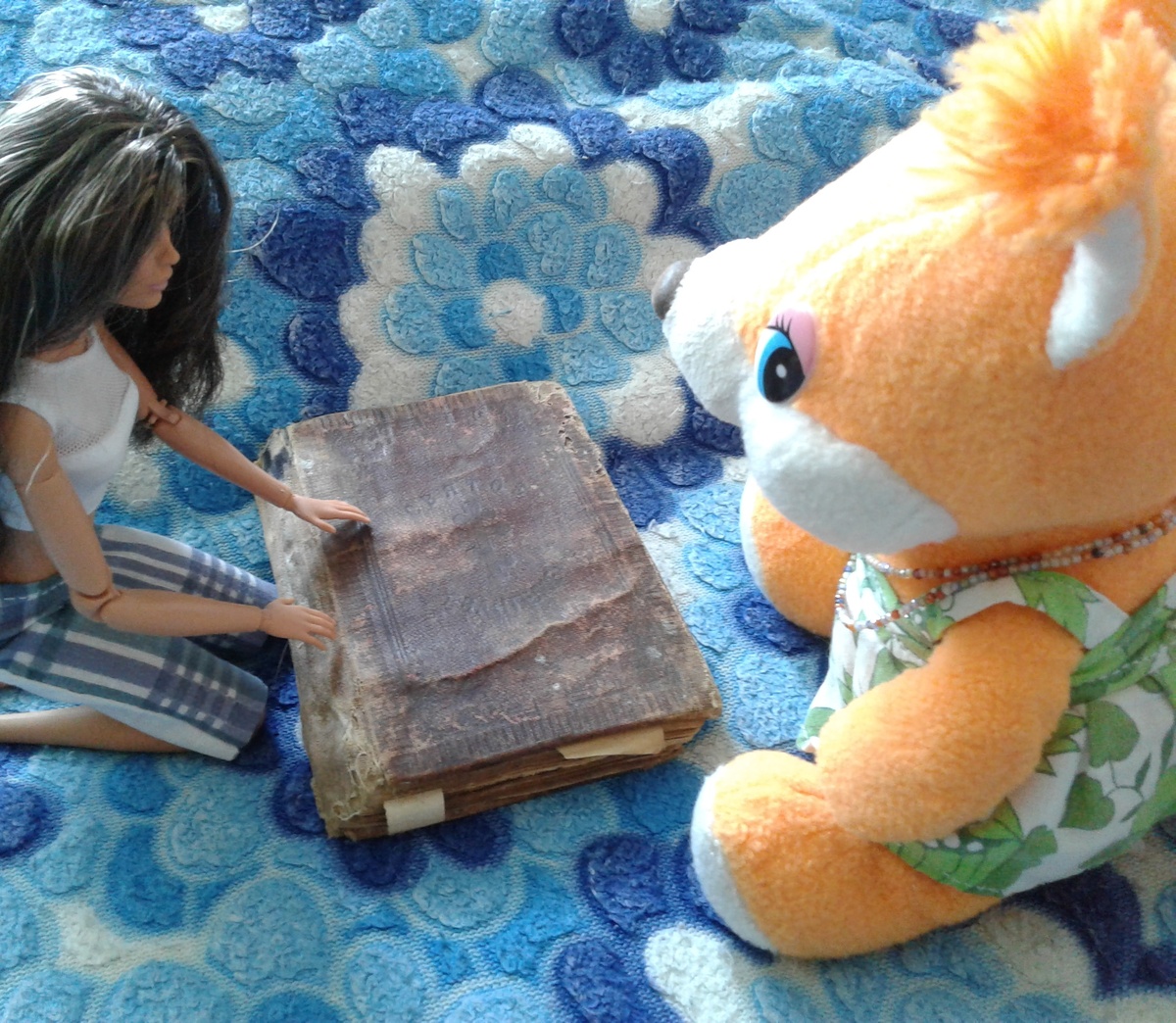 Ангелина с книжкой.