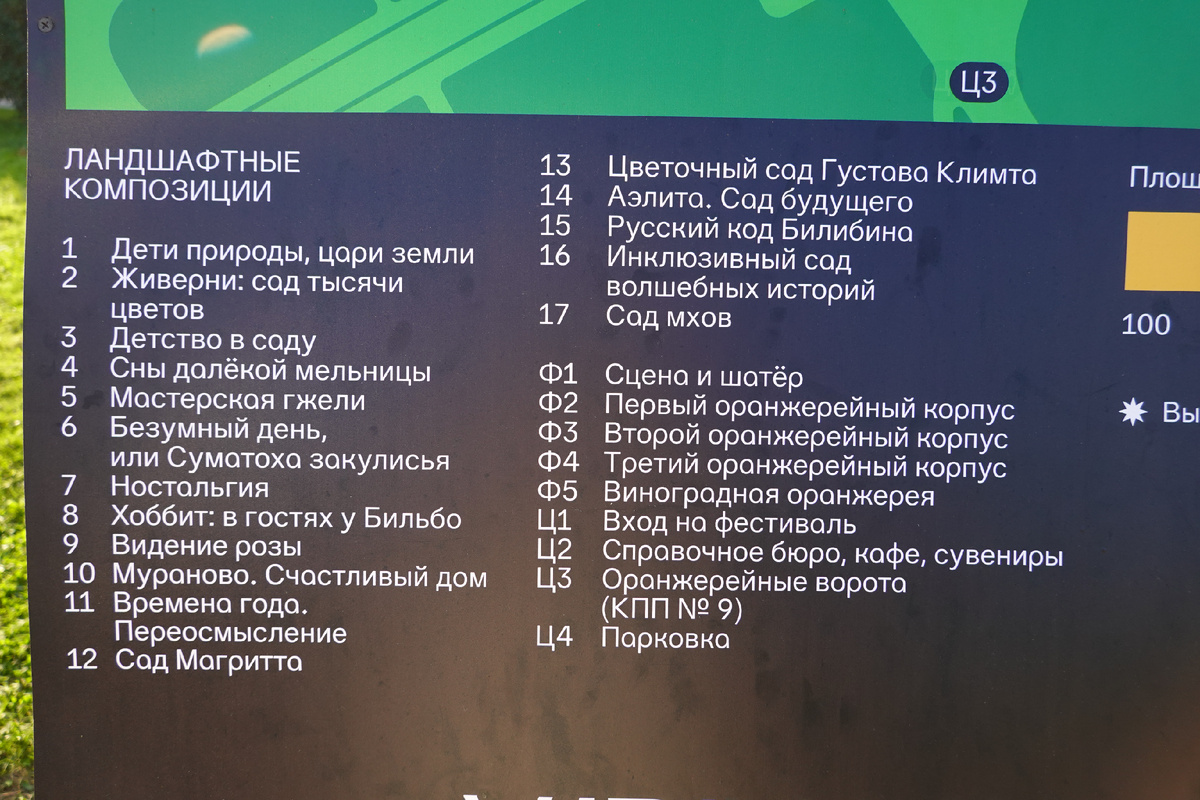 Список садов