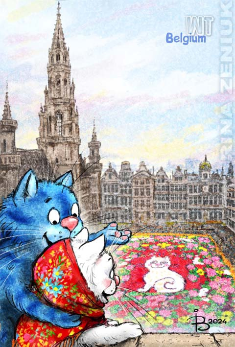 очаровательные коты Рины Зенюк