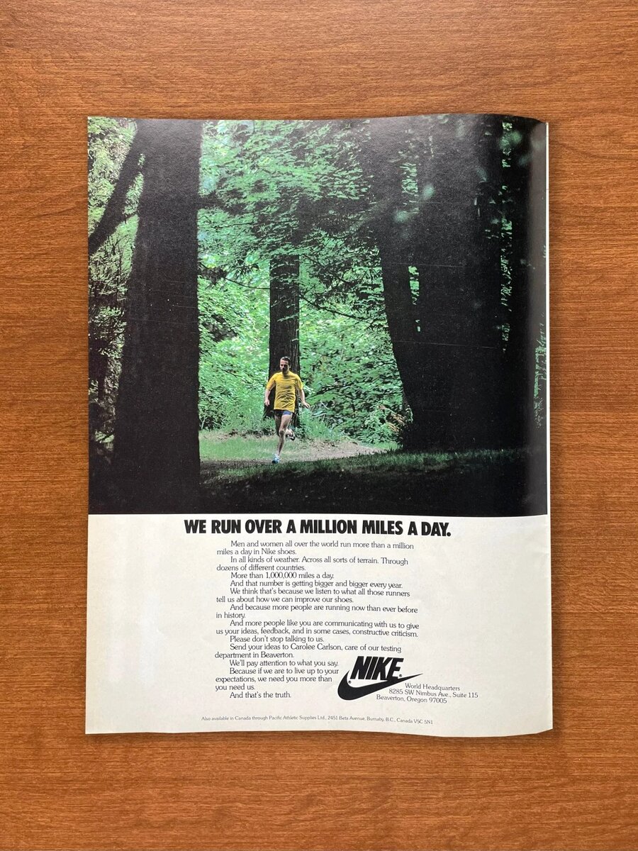 WE RUN OVER A MILLION MILES A DAY.