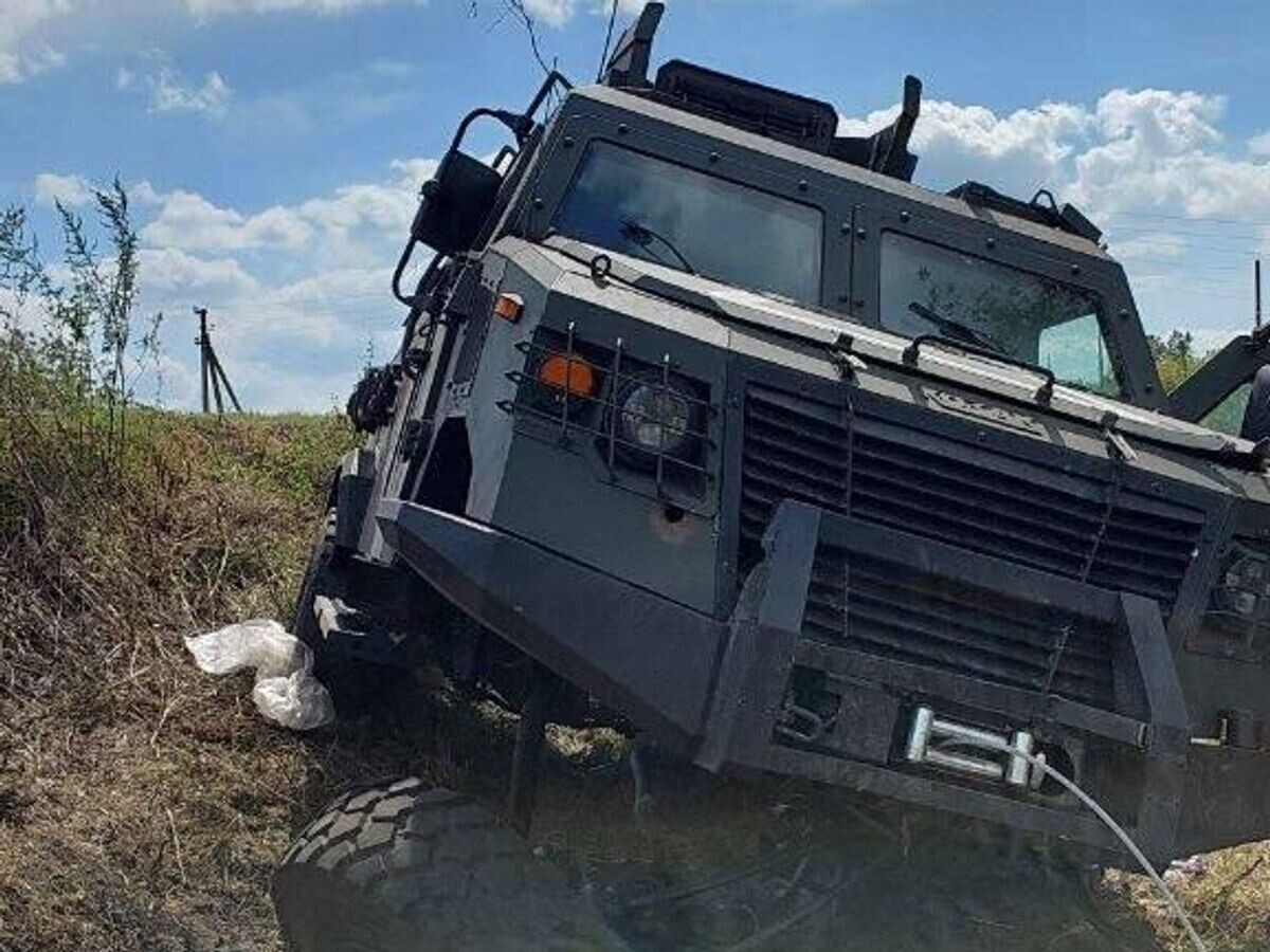    Техника, захваченная морпехами 810-й бригады в Курской области© РИА Новости