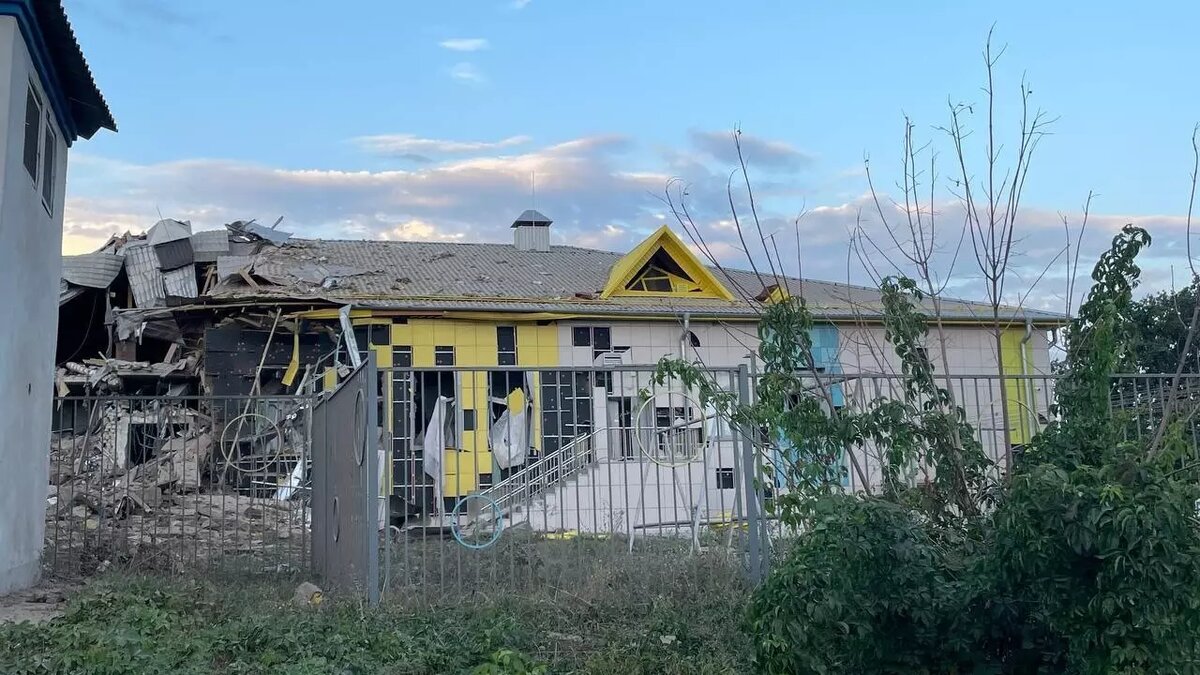 ВСУ ударили беспилотникам по детскому саду в Белгороде. Источник: Телеграм-канал Вячеслава Гладкова