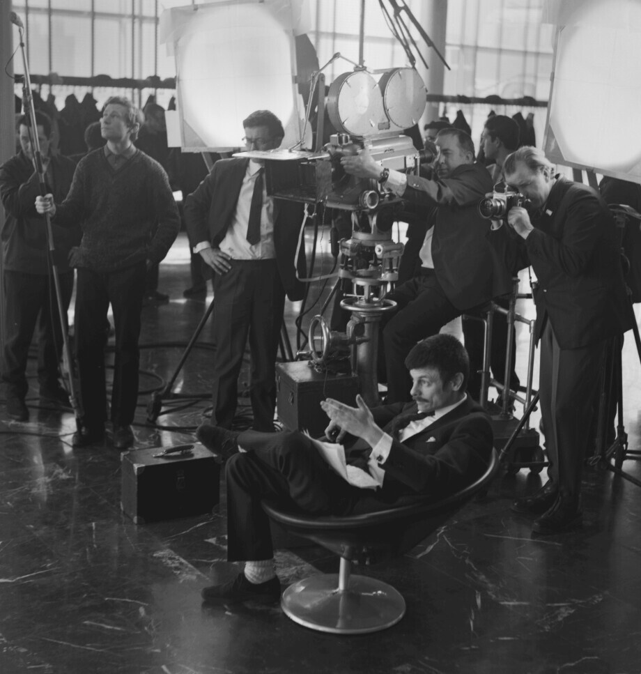 Андрей Тарковский на съемочной площадке фильма «Андрей Рублев», 1966 / Плотников В./ТАСС