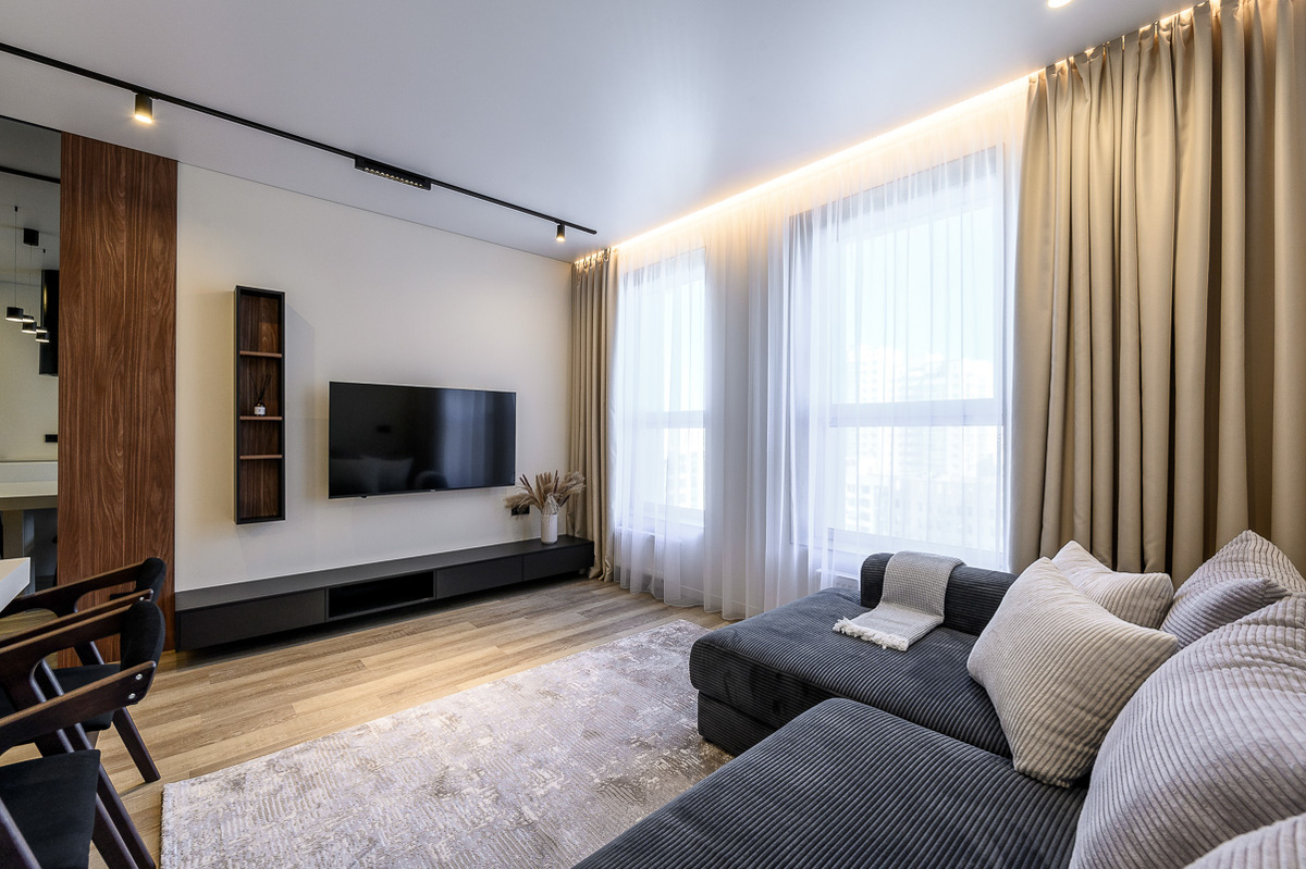 Интерьер отражает индивидуальность жителей квартиры