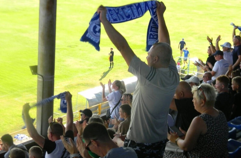    На матче (фото: группа ВК «Текстильщик Камышин. ULTRAS»)