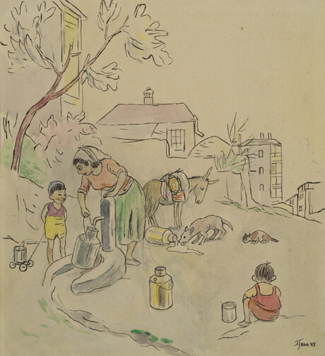 Художник Л.Генч, серия "Ереванские этюды" 1945