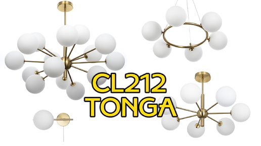 Коллекция светильников в современном стиле Citilux CL212 TONGA с плафонами в форме шара