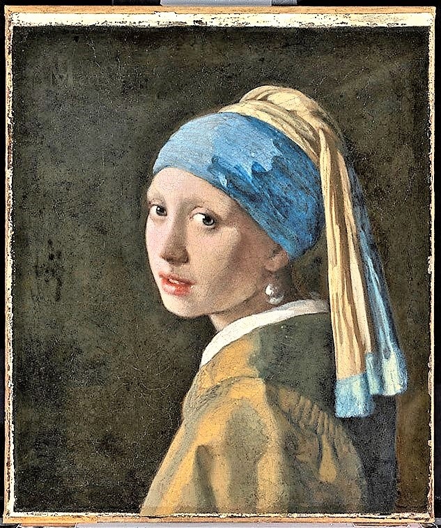 Девушка с жемчужной серёжкой. 1665. Холст, масло.