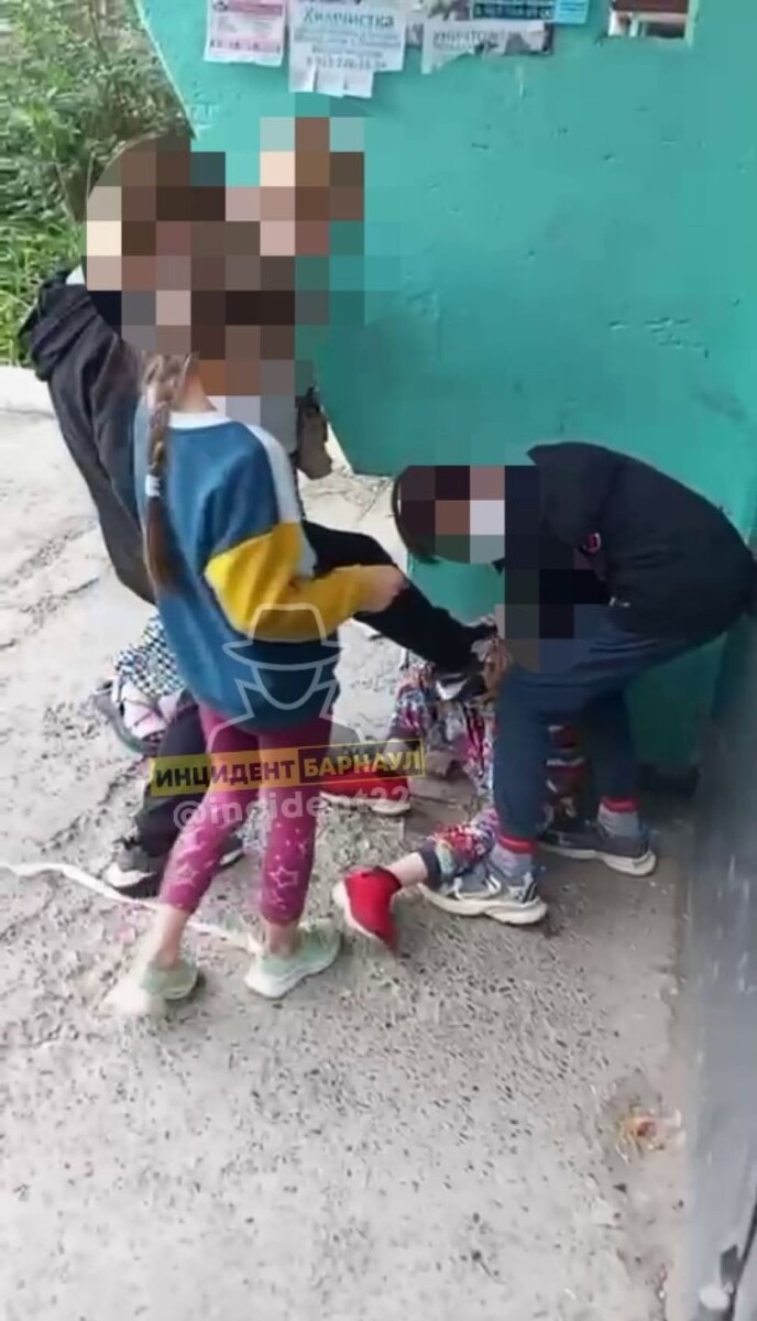    Конфликт детей. Источник: кадр видео, t.me/incident22
