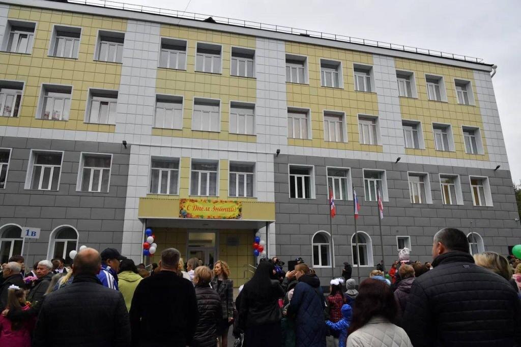 Новая школа в Омске. Фото: тг-канал «Хоценко о важном»