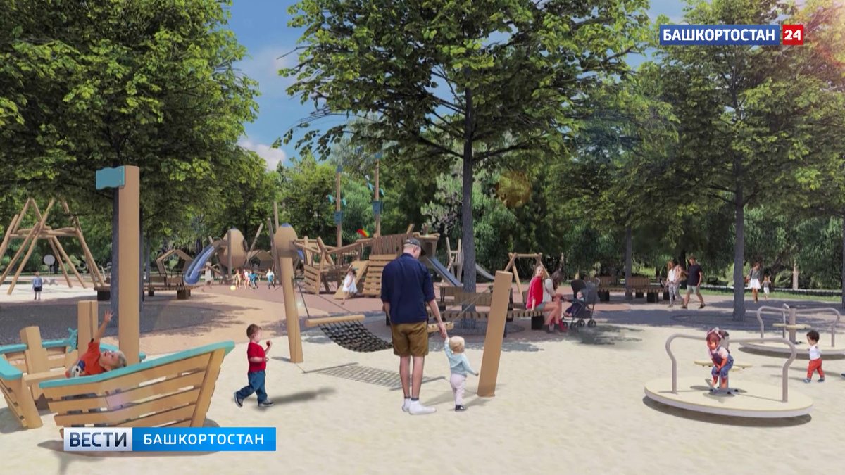    В селе Караидель Республики Башкортостан появилась новая детская площадка