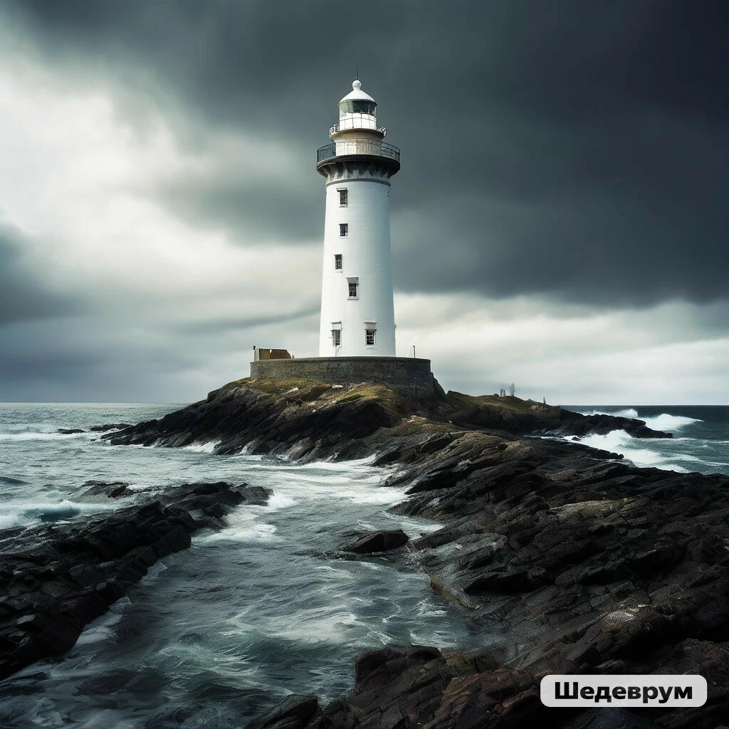 Ценности как маяк, который освещает путь. Изображение сгенерировано YandexART