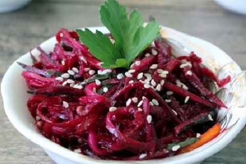 Рецепт Салат из свеклы по-корейски