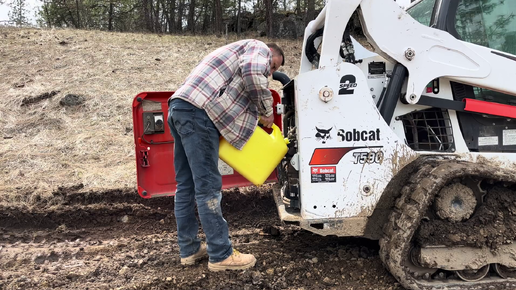 ОТСЫПКА на УЧАСТКЕ. Система ВОДООТВЕДЕНИЯ. Работа на Bobcat