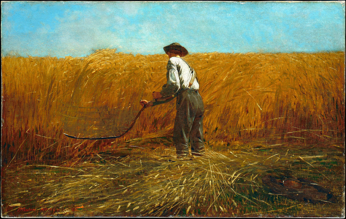The Veteran in a New Field. Winslow Homer