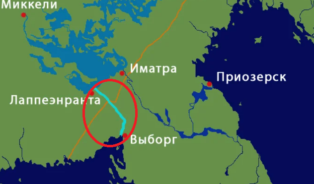 Вот этот канал. Карта из открытых источников