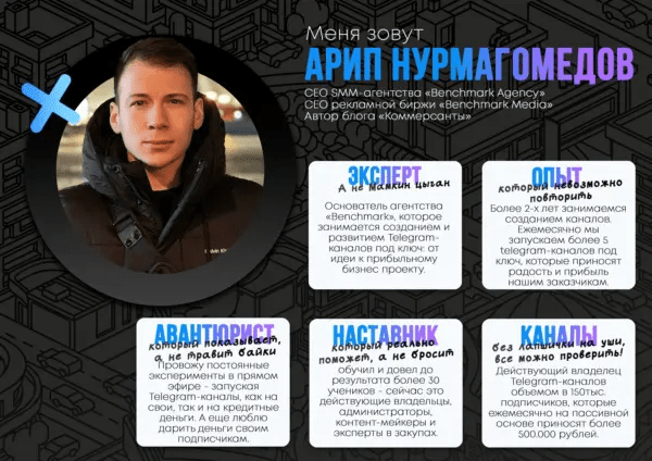 Рад знакомству! Надеюсь, что моя статью поможет тебе определиться с направление для открытия своего первого и самое главное успешного бизнеса! 