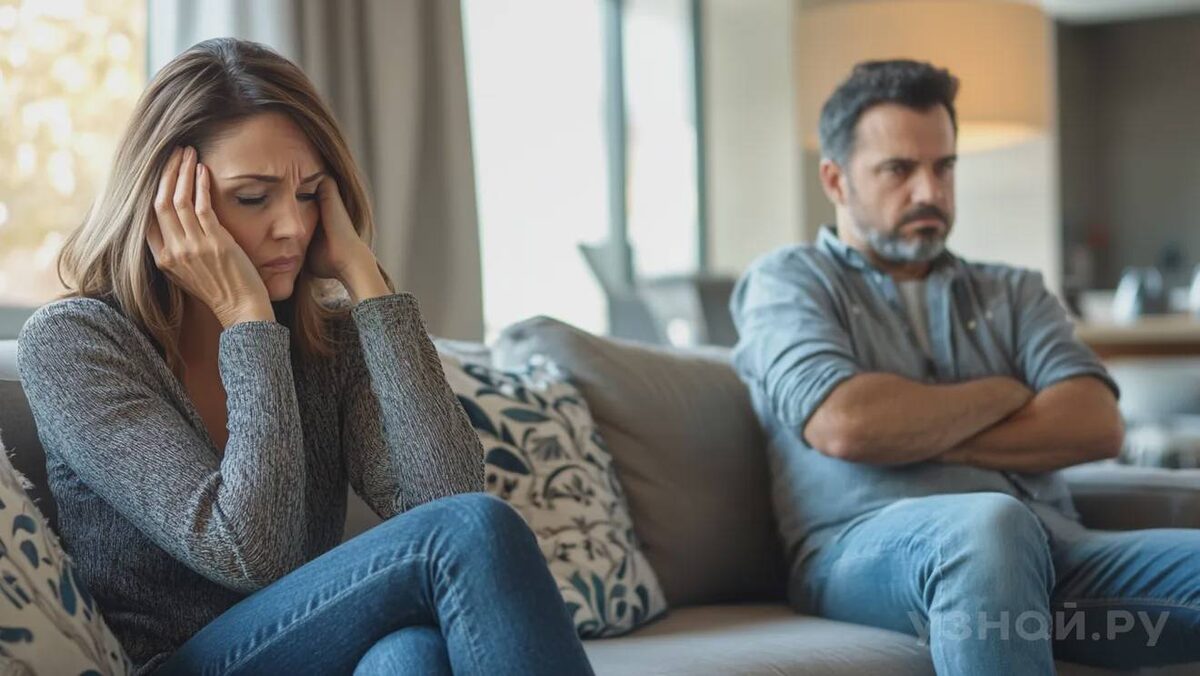     Мужчина недоволен тем что его жена жалуется © Фото: uznay.ru