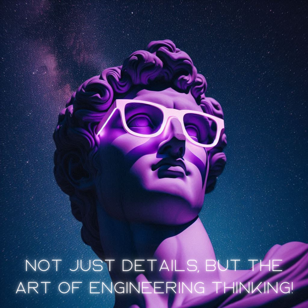 Not just details, but the art of engineering thinking!