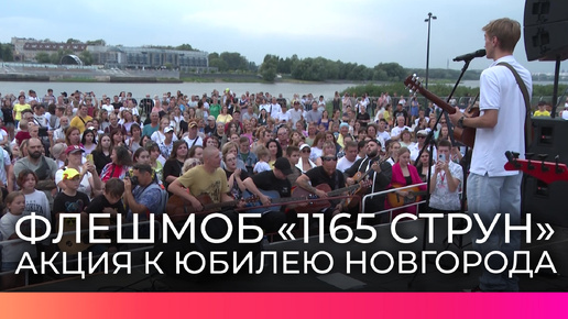 Новгородские гитаристы придумали к юбилею города флешмоб под названием «1165 струн»