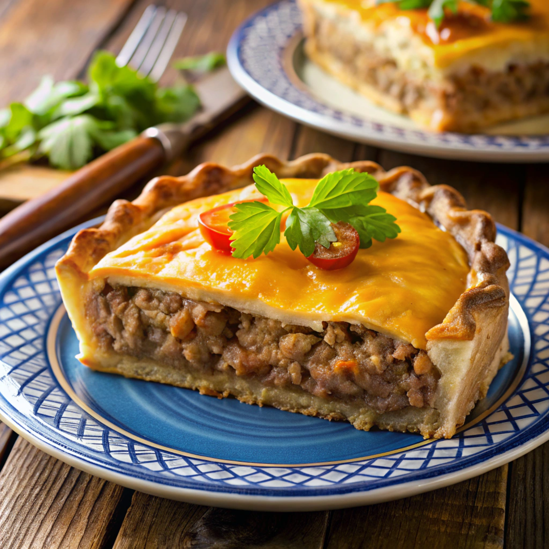 Мясной пирог "Чизбургер": Вкусная альтернатива любимому фастфуду