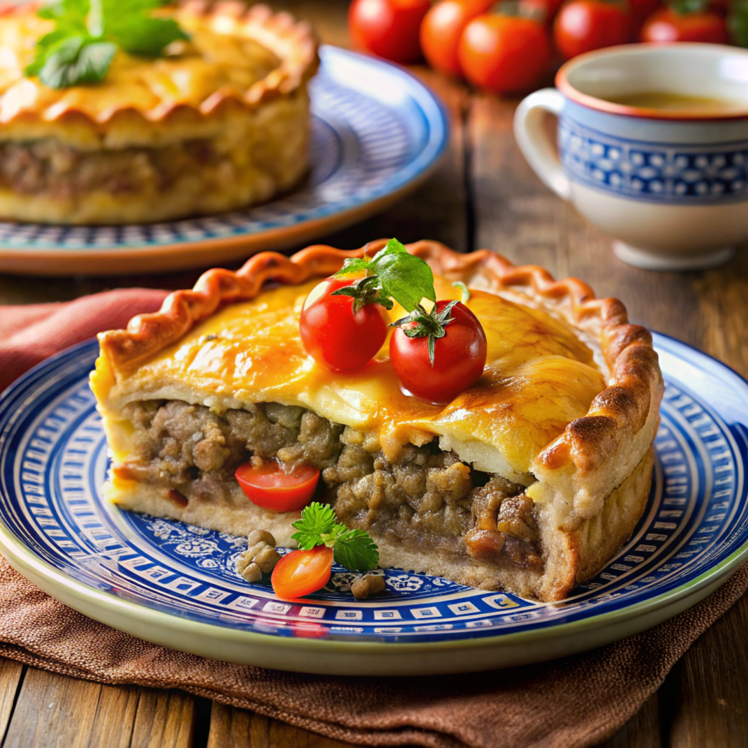 Мясной пирог "Чизбургер": Вкусная альтернатива любимому фастфуду