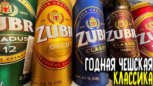 #438: ОБЗОР ПИВА ZUBR (чешское пиво).