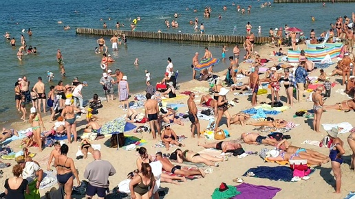 🔥ВСЕ ПЛЯЖИ ЗЕЛЕНОГРАДСКА 🌊⛱️ В ОДНОМ ВИДЕО💯 ТЕМПЕРАТУРА 30°🌡️