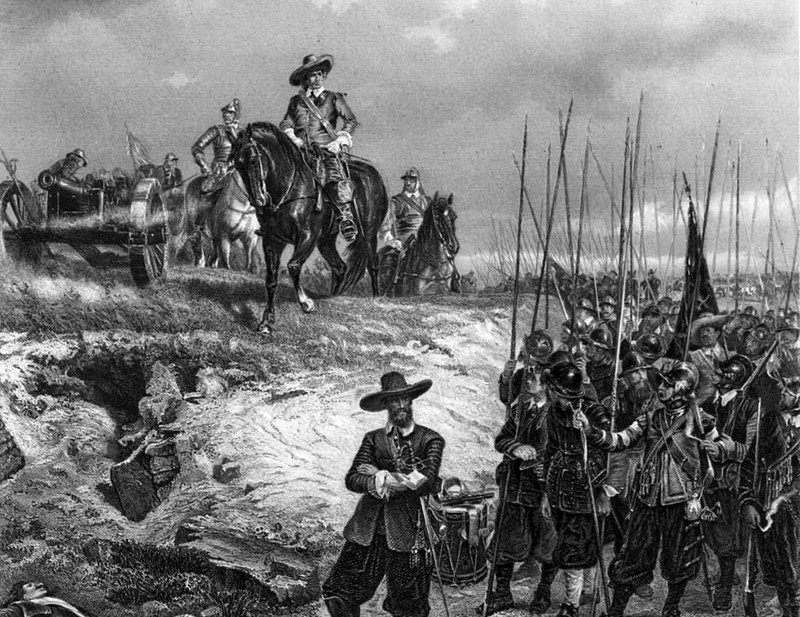 Кромвель при Марстон-Мур.