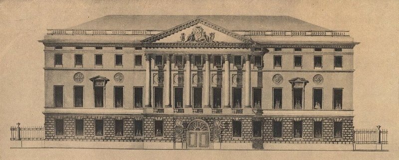 Проект дома Демидовых в Гороховском переулке