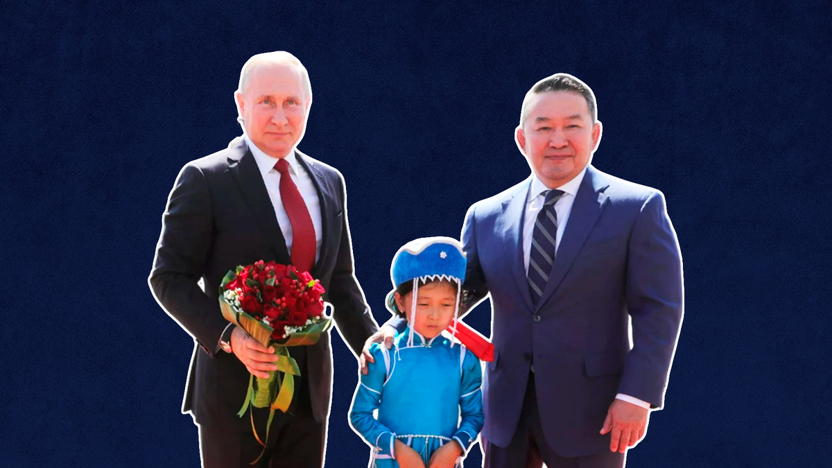 Это не пропаганда каких-то неправильных отношений - это свежее фото визита В.В. в Монголию. Радость тамошнего президента понятна, ведь ему пообещали 100 млрд рублей на ж/д и энергетику