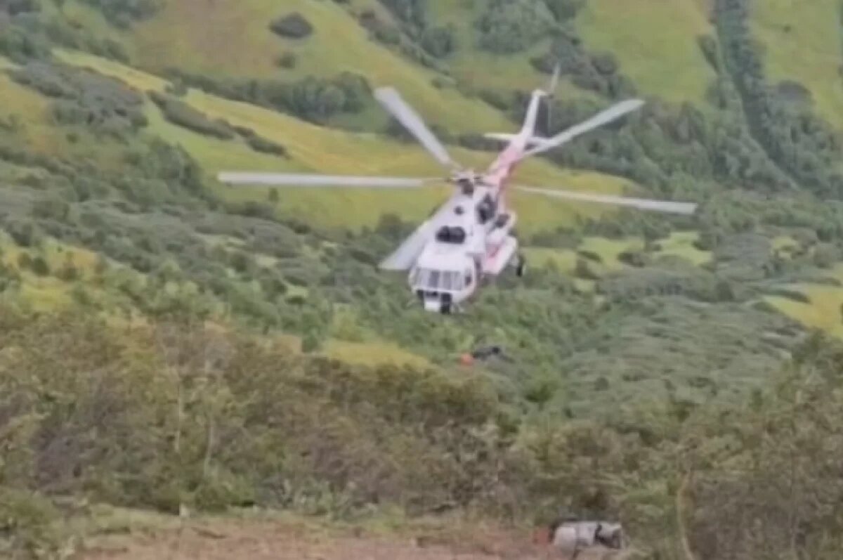    На Камчатке тела погибших при крушении Ми-8 доставили на судмедэкспертизу