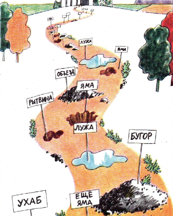 Рисунок А. Семенова. Журнал "Крокодил" № 24 1977 год.