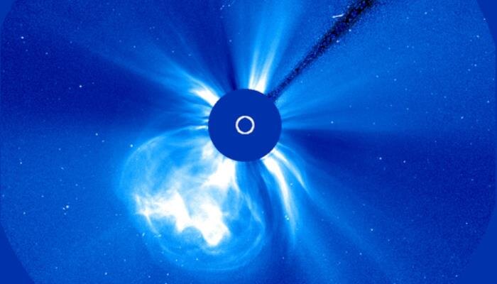Снимок вчерашнего выброса Лаборатории солнечной астрономии ИКИ и ИСЗФ.